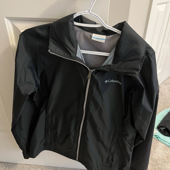 Columbia women’s collared rain jacket with mesh lining size small long sleeves - Picture 6 of 13